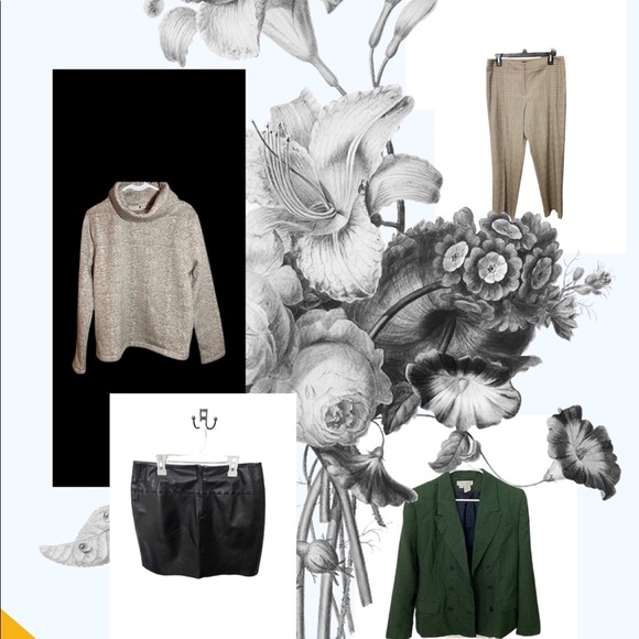 Jones wear plaid Academia pants size 8P - Picture 2 of 5